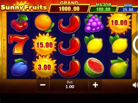 sunny fruit casino gratuit